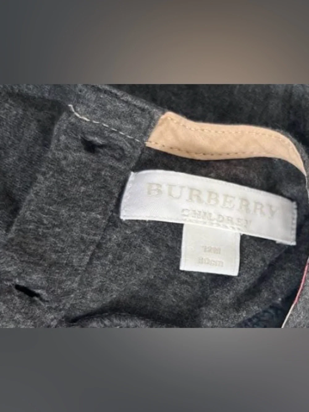Burberry London Baby Button Up Iconic Nova Check Ruffle Long Sleeve Dress